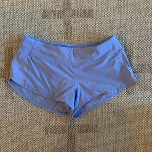 Lulu lemon hotty toddy shorts 2.5 in. Lavender color size 6